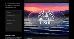 Desktop Screenshot of keromountainresort.com